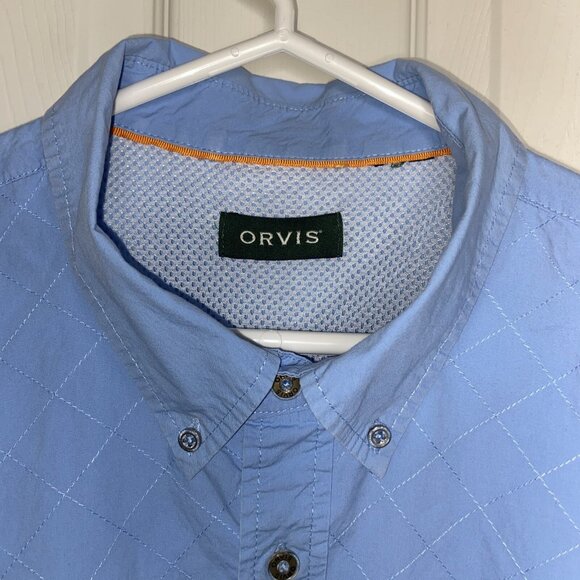 Orvis Double Pocket Light Sport/outdoor Wear Vented Short Sleeve. Men's XL - Picture 3 of 11